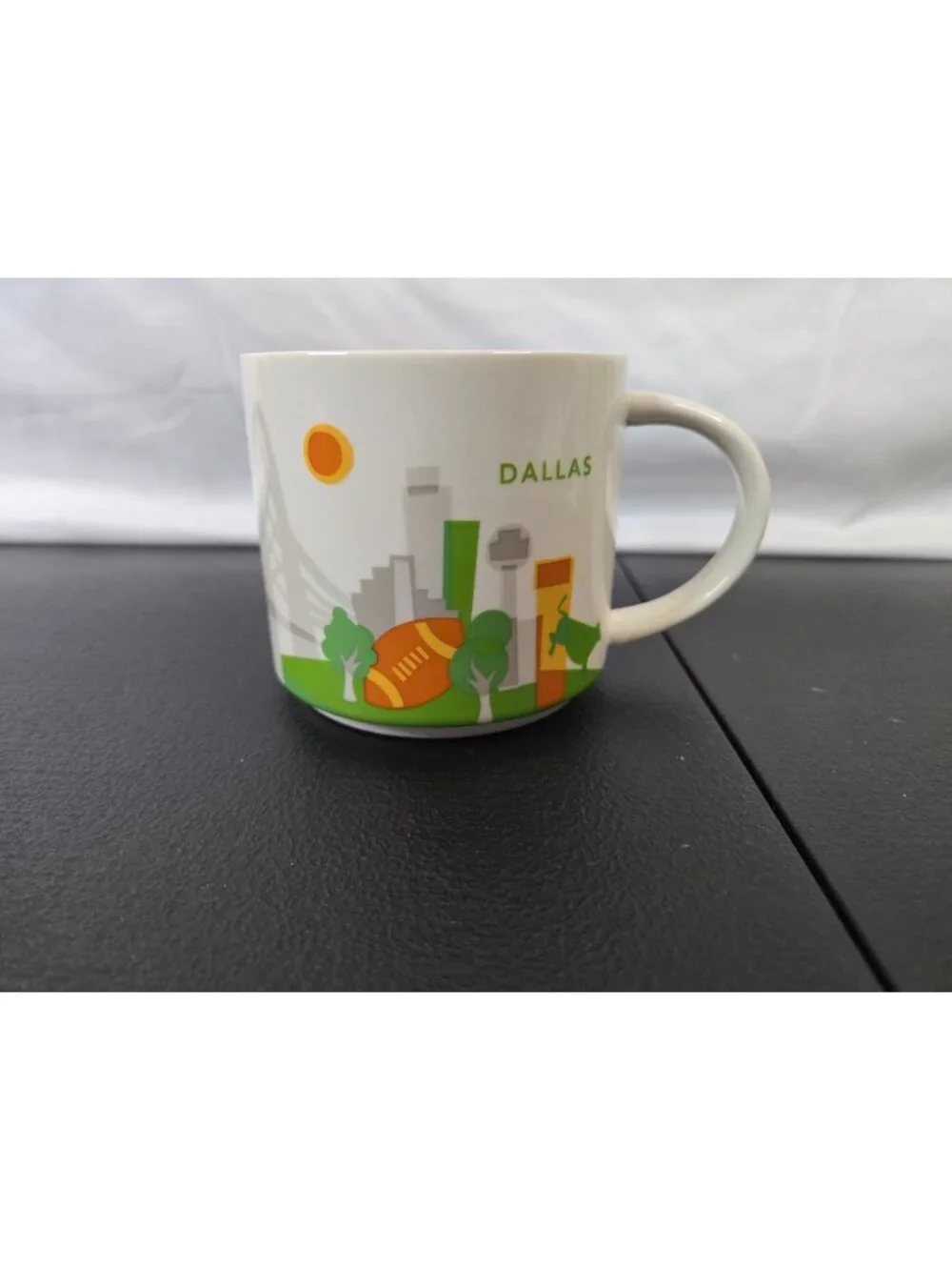 Starbucks Your Are Here Collection Dallas TX Coffee Tea Hot Drinks Mug 14oz 2015